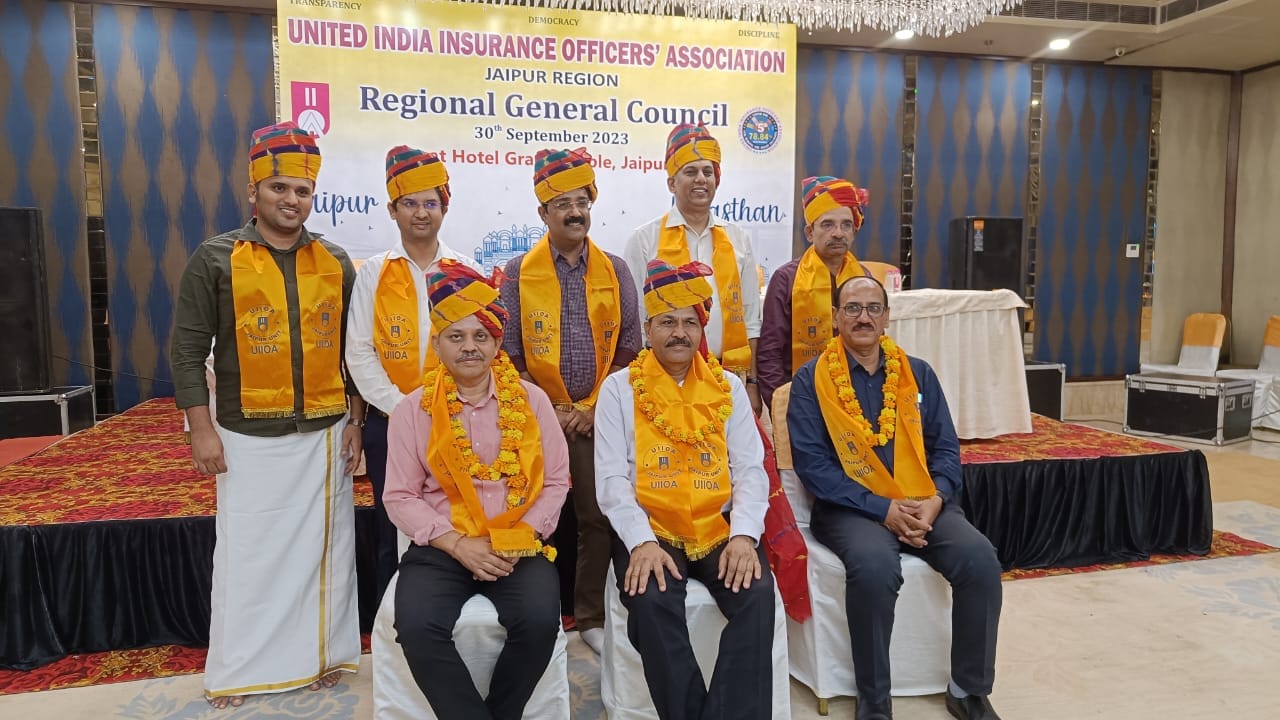 Rajasthani welcome — Jaipur Regional General Council 2023